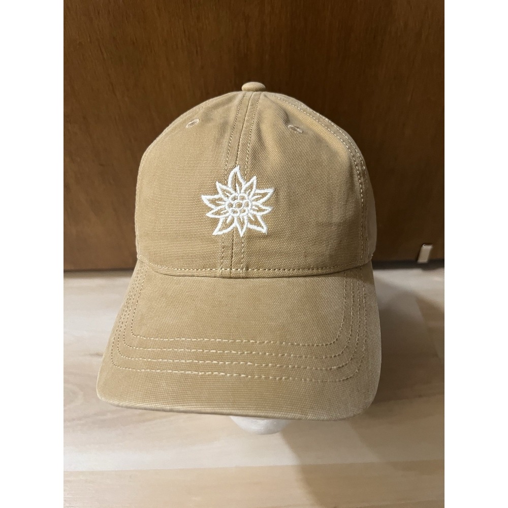 NWT Alpine Design Women's Cotton Washed Cap Hat Adjustable Sahara Sand Flower - Picture 6 of 7